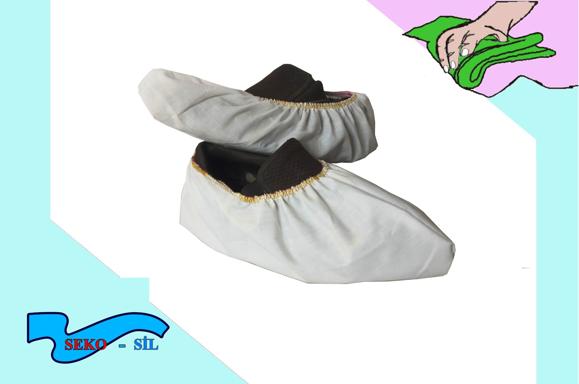 Beyaz bez galos ikili