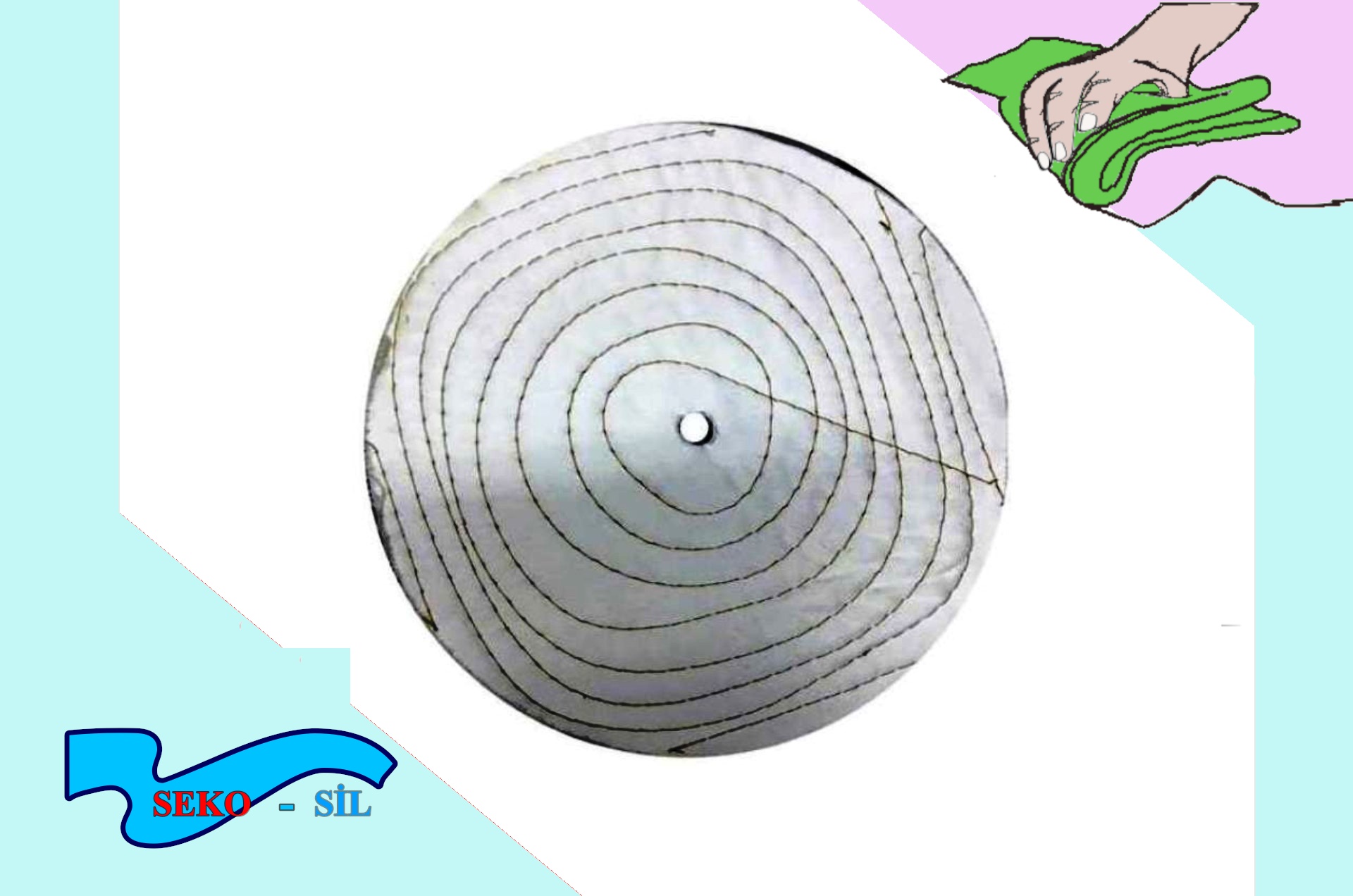 Dikişli polisaj bezi