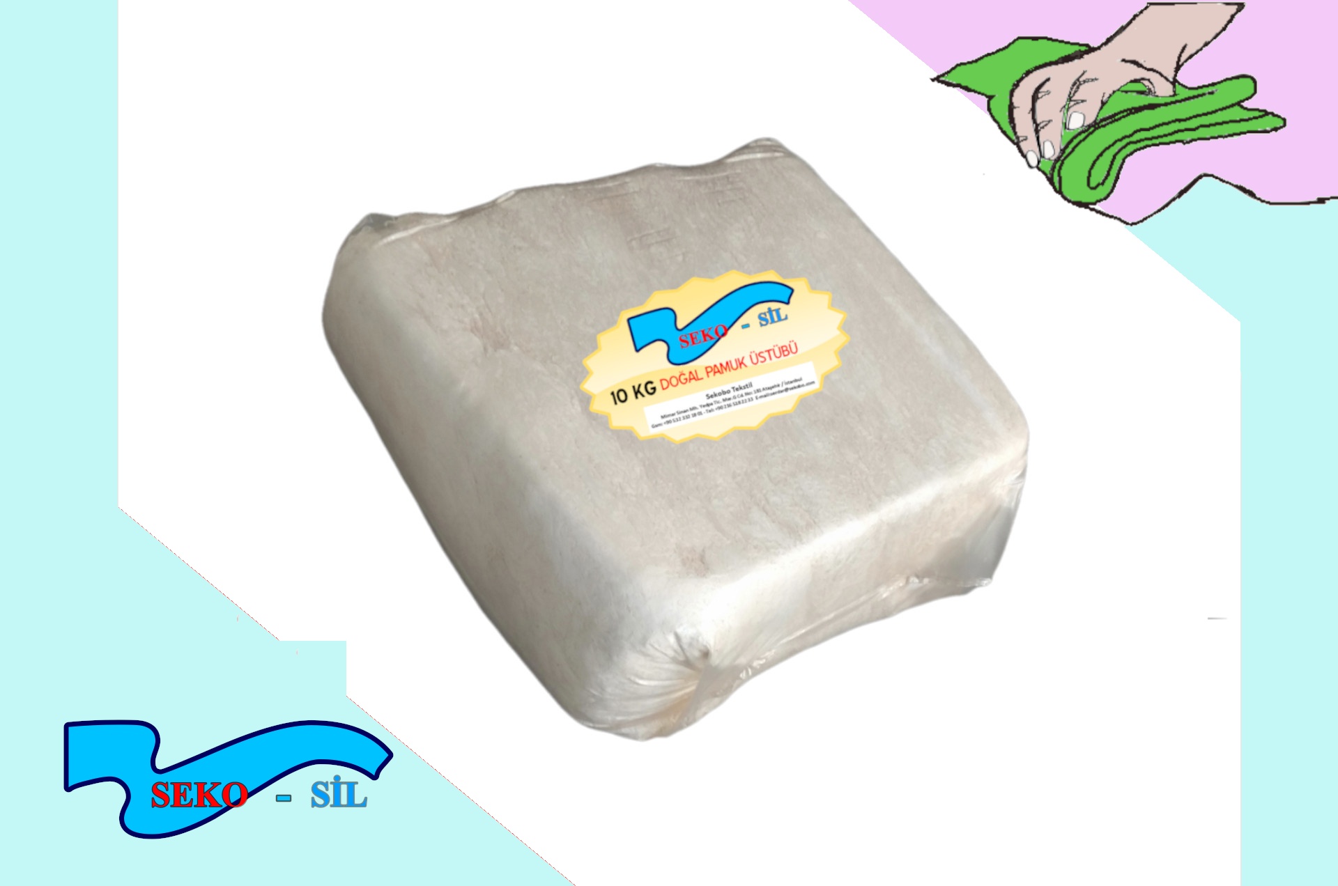 Doğal pamuk üstübü