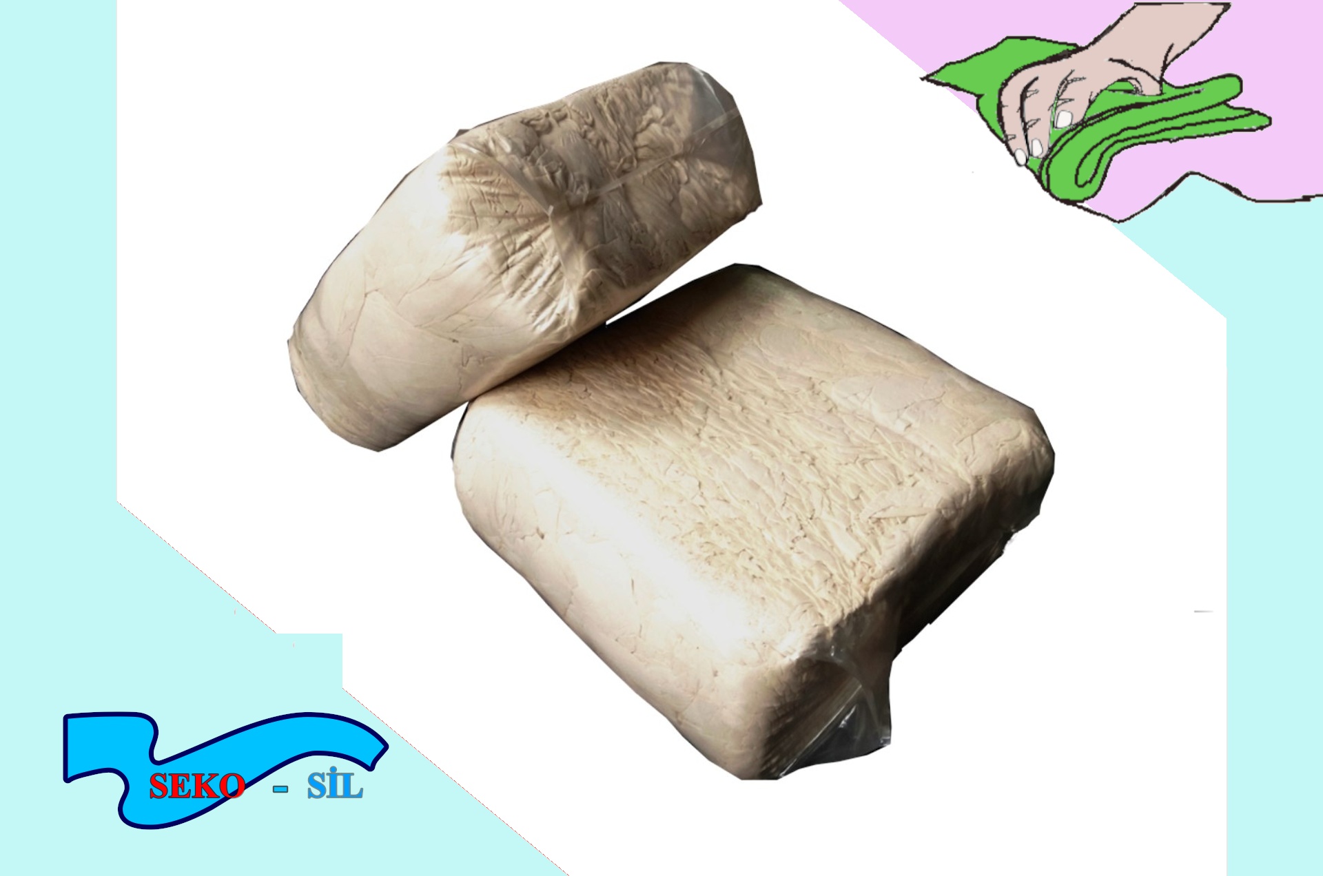 Krem silgi bezi paketli