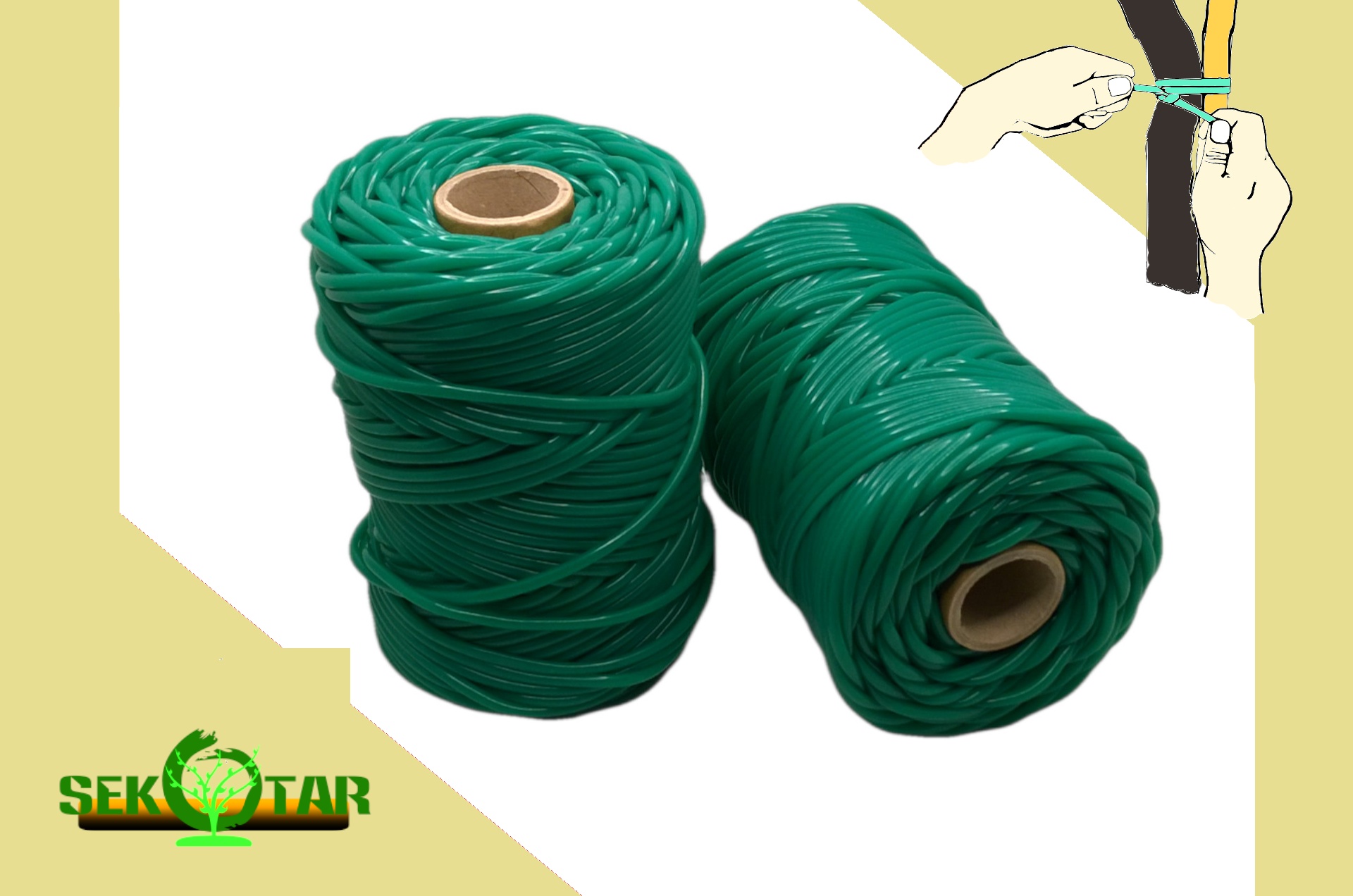 Yeşil bagma ipi bobin 1