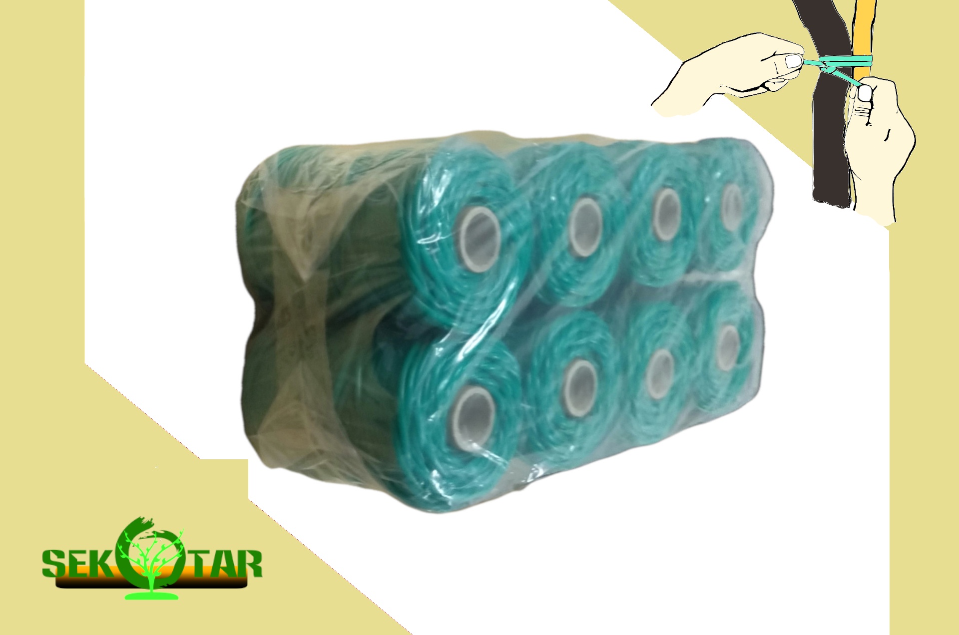 Yeşil bagma ipi bobin 2